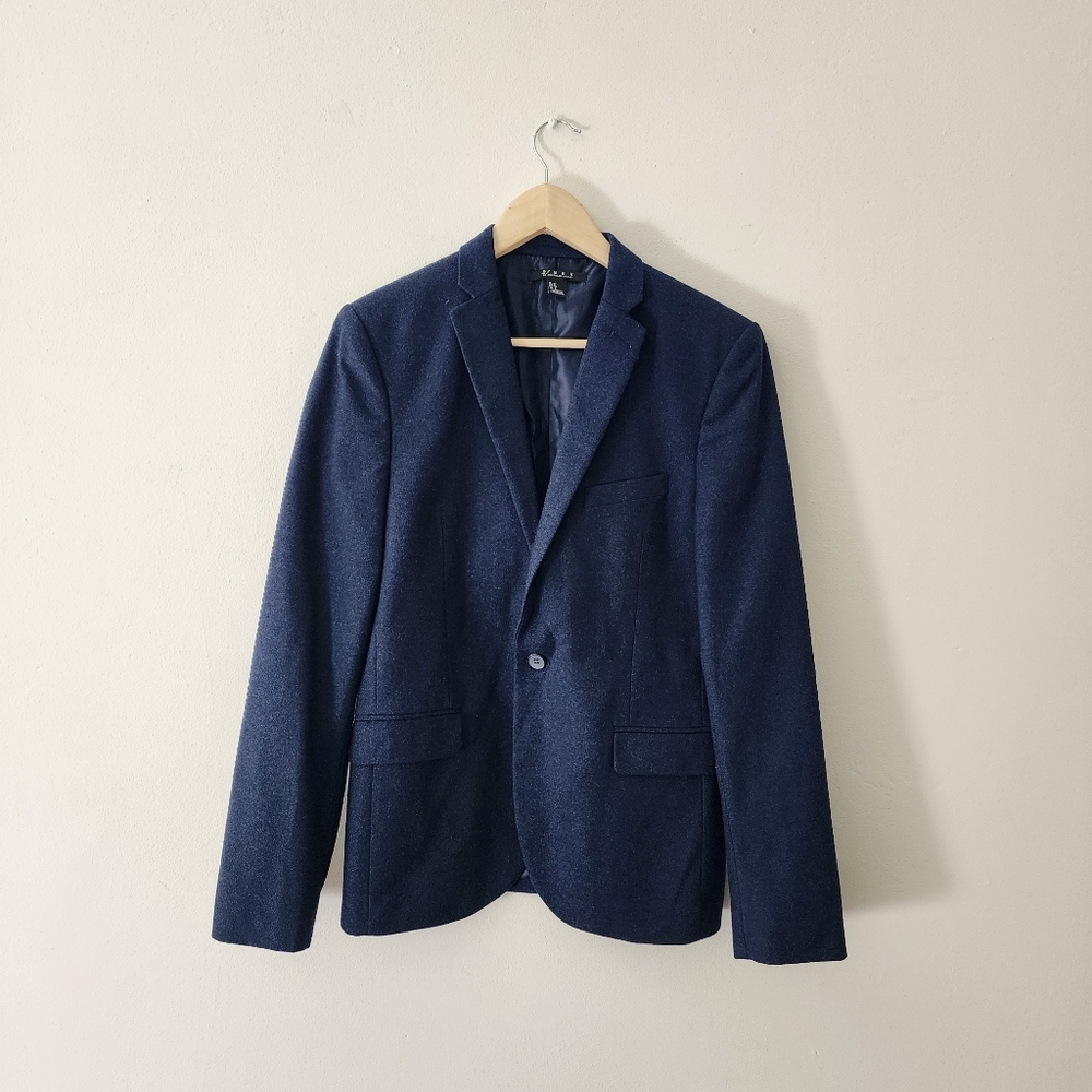 21 Men | Navy Blue Men's Sports Coat Blazer